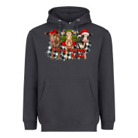 Smoke Merry Christmas Y'all Heifers Heavyweight Hoodie - RanaPortraitStore