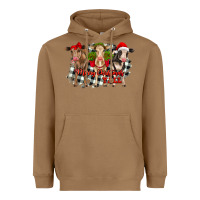 Toasted Coconut Merry Christmas Y'all Heifers Heavyweight Hoodie - RanaPortraitStore