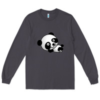Smoke baby panda bear Long Sleeve Tee - linhVisuals