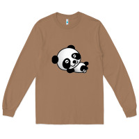 Toasted Coconut baby panda bear Long Sleeve Tee - linhVisuals