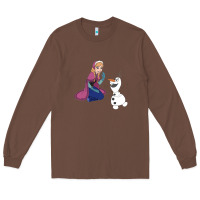 Chestnut olaf and  elsa Long Sleeve Tee - linhVisuals
