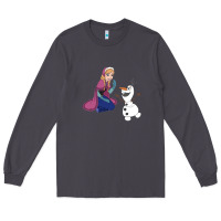 Smoke olaf and  elsa Long Sleeve Tee - linhVisuals