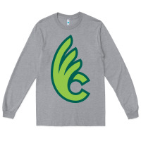 Heather Grey wilmington college quaqers Long Sleeve Tee - linhVisuals