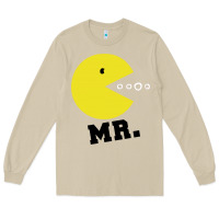 Mushroom Mr Pacman Long Sleeve Tee - linhVisuals