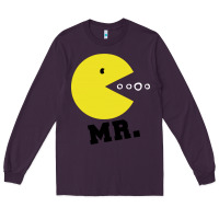 Plum Mr Pacman Long Sleeve Tee - linhVisuals