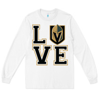 White the love golden knight Long Sleeve Tee - linhVisuals