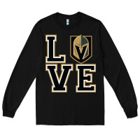 Black the love golden knight Long Sleeve Tee - linhVisuals