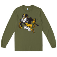 Army Green the missouri tigers Long Sleeve Tee - linhVisuals
