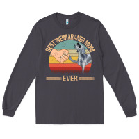Smoke best weimaraner mom ever mom gift mother's day Long Sleeve Tee - linhVisuals
