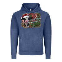 Vintage Denim merry christmas Vintage Hoodie - SublimationCraftShop