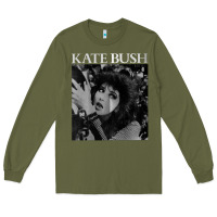 Army Green kate bush vintage Long Sleeve Tee - linhVisuals