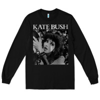 Black kate bush vintage Long Sleeve Tee - linhVisuals