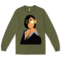 Army Green rihanna artwork Long Sleeve Tee - linhVisuals