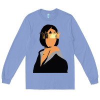 Colony Blue rihanna artwork Long Sleeve Tee - linhVisuals