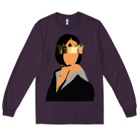 Plum rihanna artwork Long Sleeve Tee - linhVisuals
