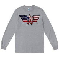Wonder Woman American Flag Long Sleeve Tee | Teevron