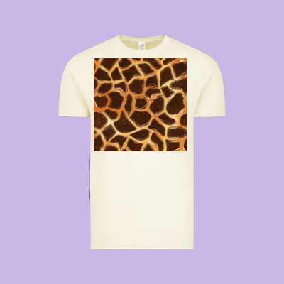 Giraffe Seamless Pattern Vintage Tee Designed By Bundleandbundleshop