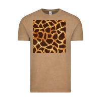 Vintage Coffee giraffe seamless pattern Vintage Tee - BundleAndBundleShop
