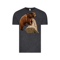 Vintage Black California Grizzly Bear Vintage Tee - RanaPortraitStore