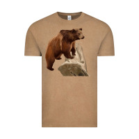 Vintage Coffee California Grizzly Bear Vintage Tee - RanaPortraitStore