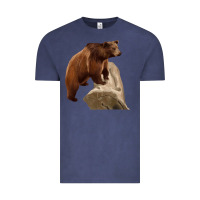 Vintage Denim California Grizzly Bear Vintage Tee - RanaPortraitStore
