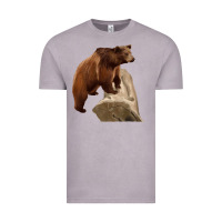 Vintage Zinc California Grizzly Bear Vintage Tee - RanaPortraitStore