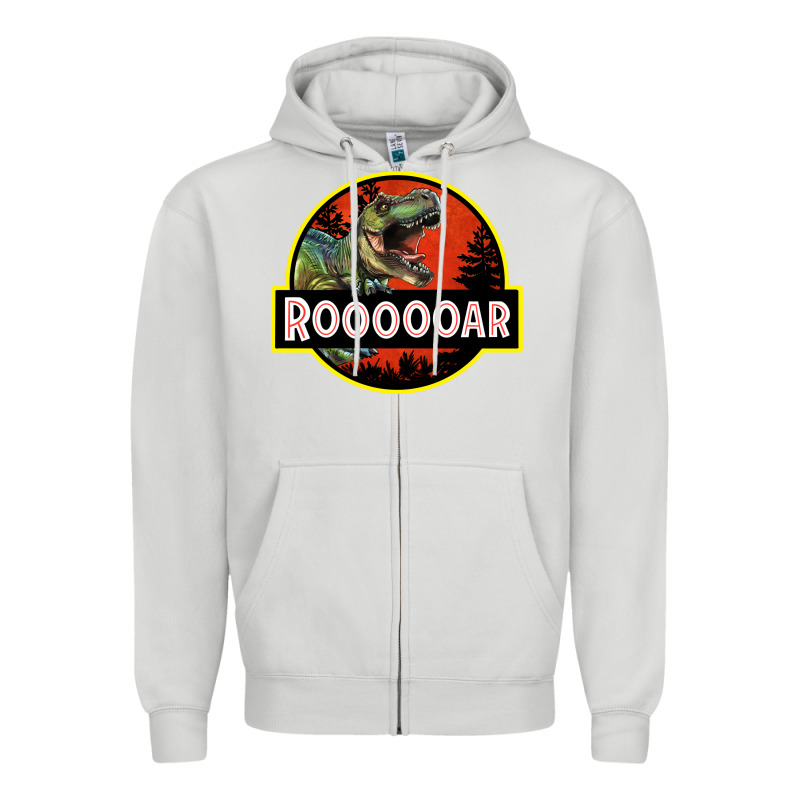 T Rex Roaring Zipper Hoodie by RanaPortraitStore | Teevron