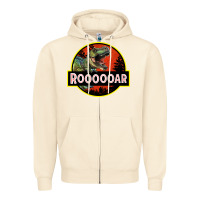 Sandshell t rex roaring Zipper Hoodie - RanaPortraitStore