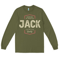 Army Green Genuine Jack Funny Personalized Name Long Sleeve Tee - linhVisuals