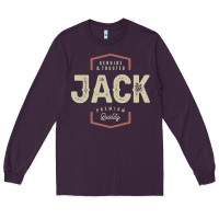Plum Genuine Jack Funny Personalized Name Long Sleeve Tee - linhVisuals