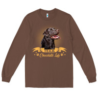 Chestnut labrador retriever team chocolate lab funny Long Sleeve Tee - linhVisuals