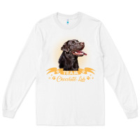 White labrador retriever team chocolate lab funny Long Sleeve Tee - linhVisuals