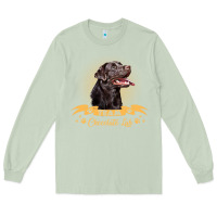 Matcha labrador retriever team chocolate lab funny Long Sleeve Tee - linhVisuals