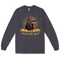 Smoke labrador retriever team chocolate lab funny Long Sleeve Tee - linhVisuals