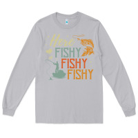 Moon Dust here fishy fishy fishy fishing lovers gifts Long Sleeve Tee - linhVisuals