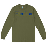 Army Green Hamilto College Long Sleeve Tee - linhVisuals