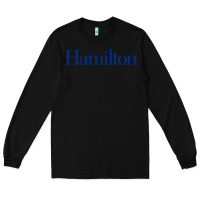 Black Hamilto College Long Sleeve Tee - linhVisuals
