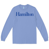 Colony Blue Hamilto College Long Sleeve Tee - linhVisuals