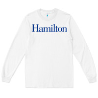 White Hamilto College Long Sleeve Tee - linhVisuals
