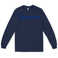 Navy Hamilto College Long Sleeve Tee - linhVisuals