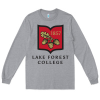 Heather Grey Lake Forest College Long Sleeve Tee - linhVisuals