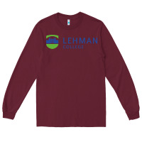 Burgundy Lehman College CUNY Long Sleeve Tee - linhVisuals