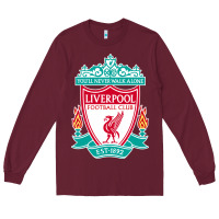 Burgundy the-liverpool-pen Long Sleeve Tee - linhVisuals