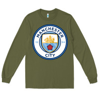 Army Green the-manchester-city-pen Long Sleeve Tee - linhVisuals
