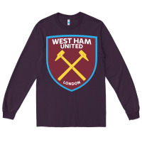 Plum the-west-ham-united-f.c.-pen Long Sleeve Tee - linhVisuals