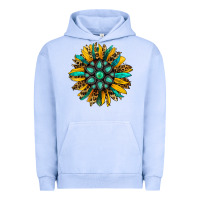 Pigment Grape Ice turquoise leopard sunflower Urban Hoodie - Jasminsmagicworld