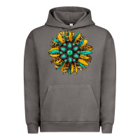 Pigment Tornado turquoise leopard sunflower Urban Hoodie - Jasminsmagicworld