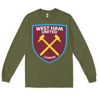 Army Green the-west-ham-united-f.c.-pen Long Sleeve Tee - linhVisuals
