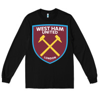 Black the-west-ham-united-f.c.-pen Long Sleeve Tee - linhVisuals
