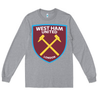 Heather Grey the-west-ham-united-f.c.-pen Long Sleeve Tee - linhVisuals